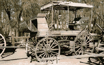 Photo of Panamint stagecoach